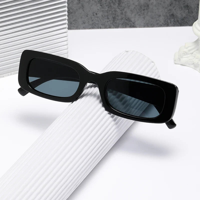 Retro Black Lens Sunglasses
